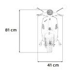 Elektrická motorka Vespa ROMA Scooter - červená
